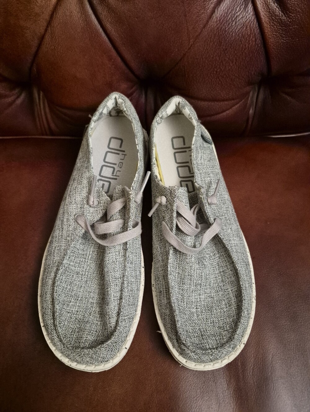 Hey Dude Wendy L Linen Size 7